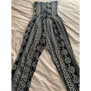 Hollister black jumpsuit